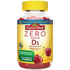 Zero Sugar Vitamin D3 Gummies - Cherry