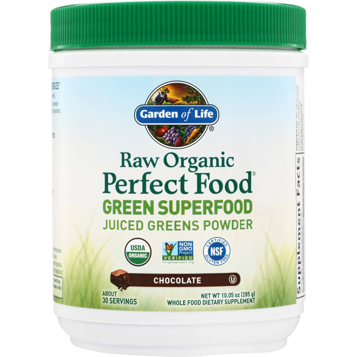 Raw Organic Perfect Food Green Superfood - Chocolate