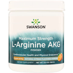 Maximum Strength L-Arginine AKG Powder - Natural Citrus Flavored