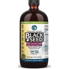 Black Seed 100% Pure Cold-Pressed Black Cumin Seed Oil