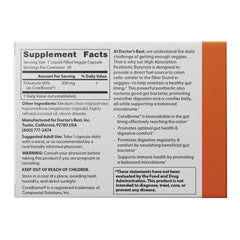 High Absorption Postbiotic Butyrate
