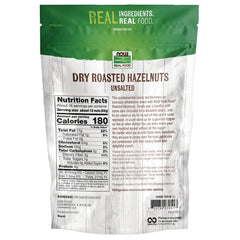 Dry Roasted & Unsalted Hazelnuts