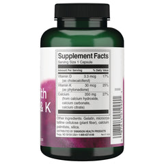 Calcium with Vitamins D & K - 3 in-1 Formula