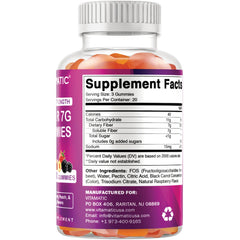 Extra Strength Fiber 7G Gummies - Blackberry, Peach & Strawberry
