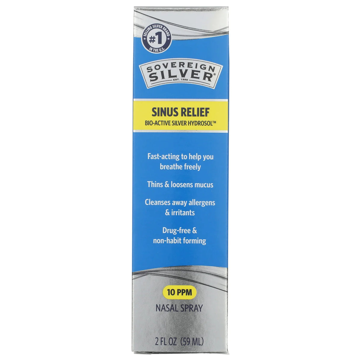 Sinus Relief Bio-Active Silver Hydrosol Nasal Spray