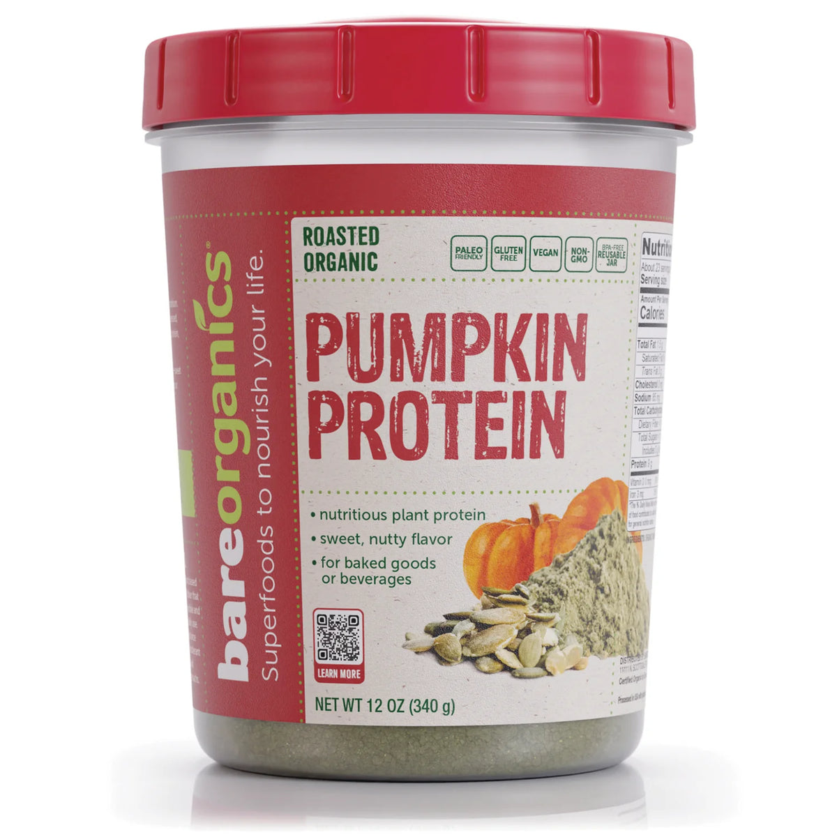 Roasted Organic Pumpkin Protein Powder
