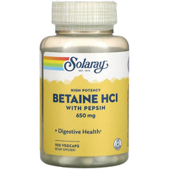 High Potency Betaine HCl with Pepsin