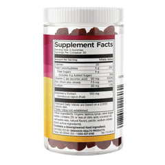 Elderberry Gummies with Zinc & Vitamin C - Lemon Raspberry