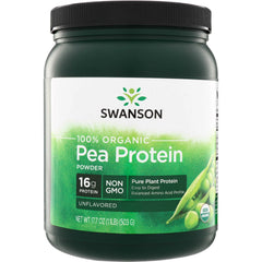 100% Organic Pea Protein Powder - Non-GMO Unflavored