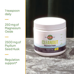 Cleanout Magnesium Powder - Lemon Lime