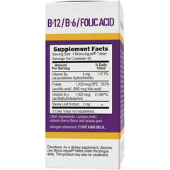 B-12 Methylcobalamin with B-6 & Folic Acid