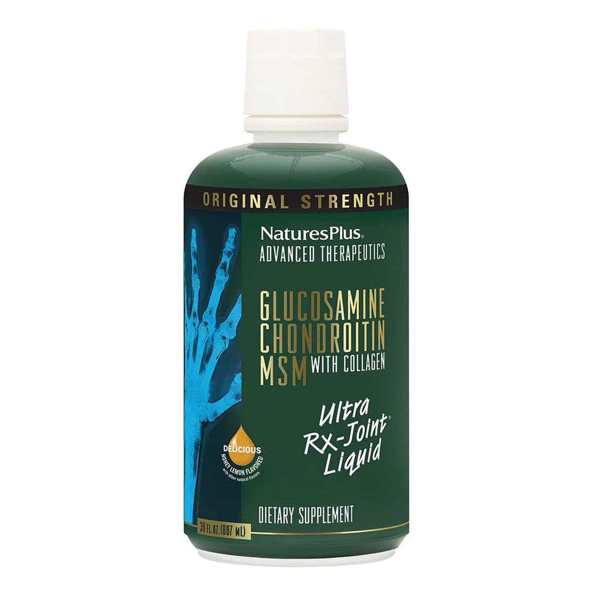 Glucosamine Chondroitn MSM Ultra RX-Joint Liquid - Honey Lemon