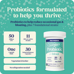 SubCulture Probiotic for Bloat
