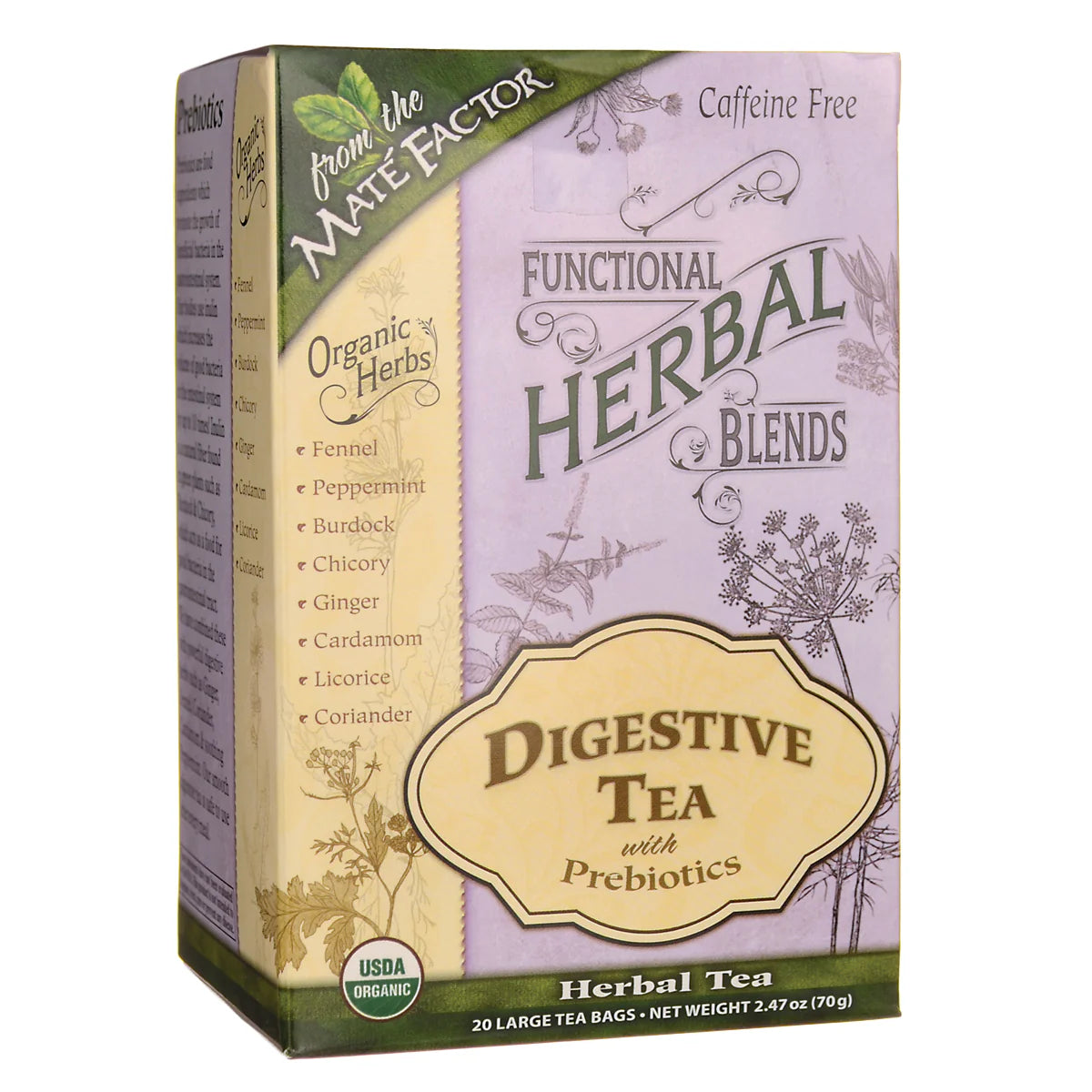 Functional Herbal Blends - Digestive Tea with Prebiotics