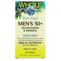 Whole Earth & Sea Men's 50+ Multivitamin & Mineral