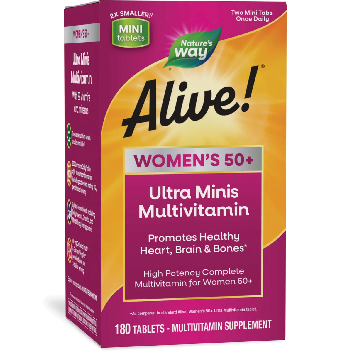Alive! Women's 50+ Ultra Minis Multivitamin