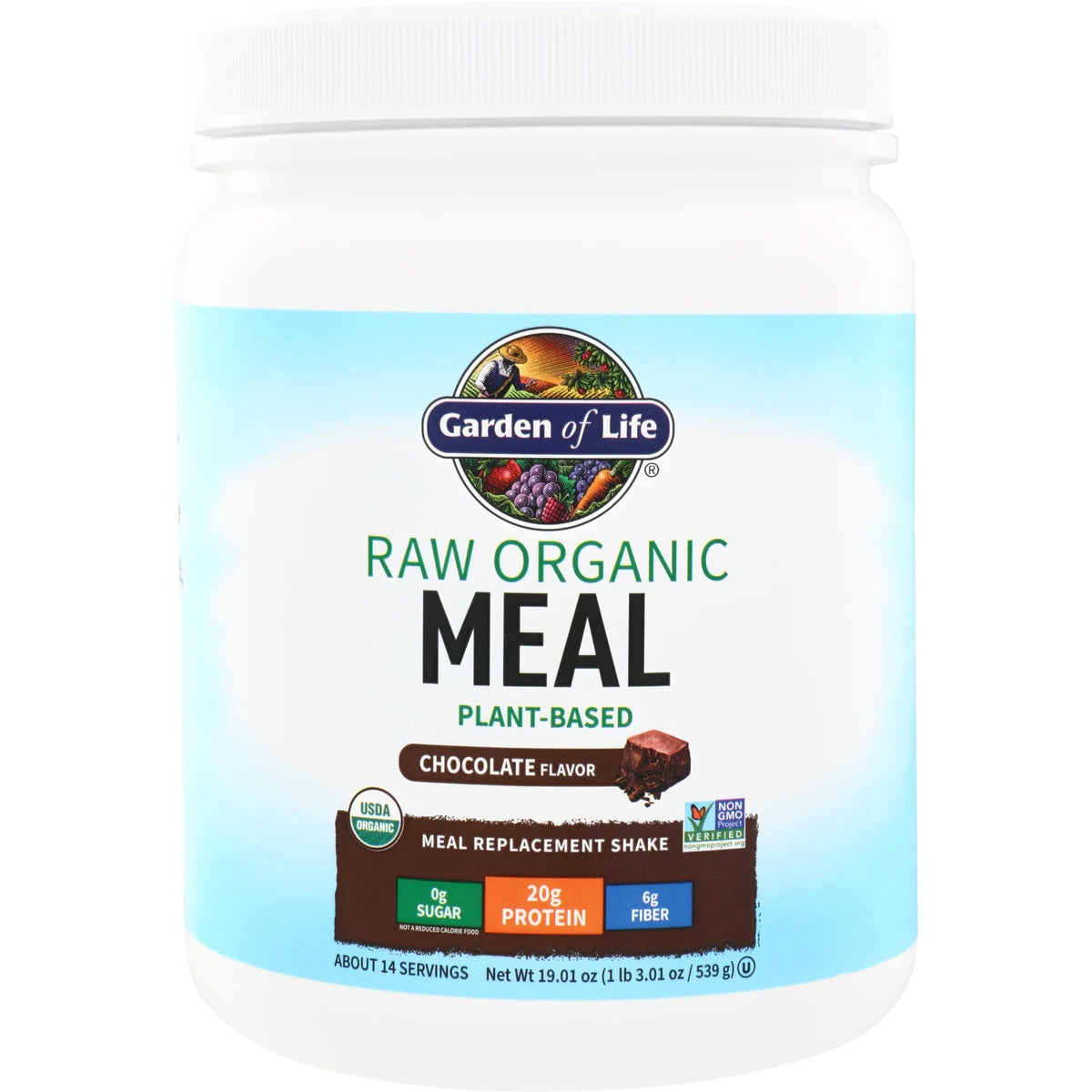 Raw Organic Meal Plant-Based - Chocolate