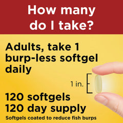Omega-3 from Fish Oil - Burp-Less