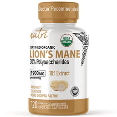 Nutri Certified Organic Lion's Mane