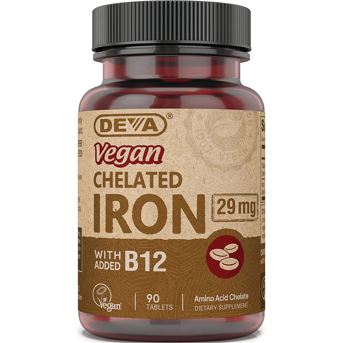 Vegan Chelated Iron with Added B12
