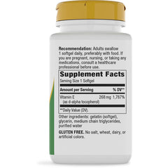 Vitamin E D-Alpha Tocopherol