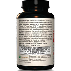 Vegan Methyl B-12 & Methyl Folate Ultra Strength - Cherry