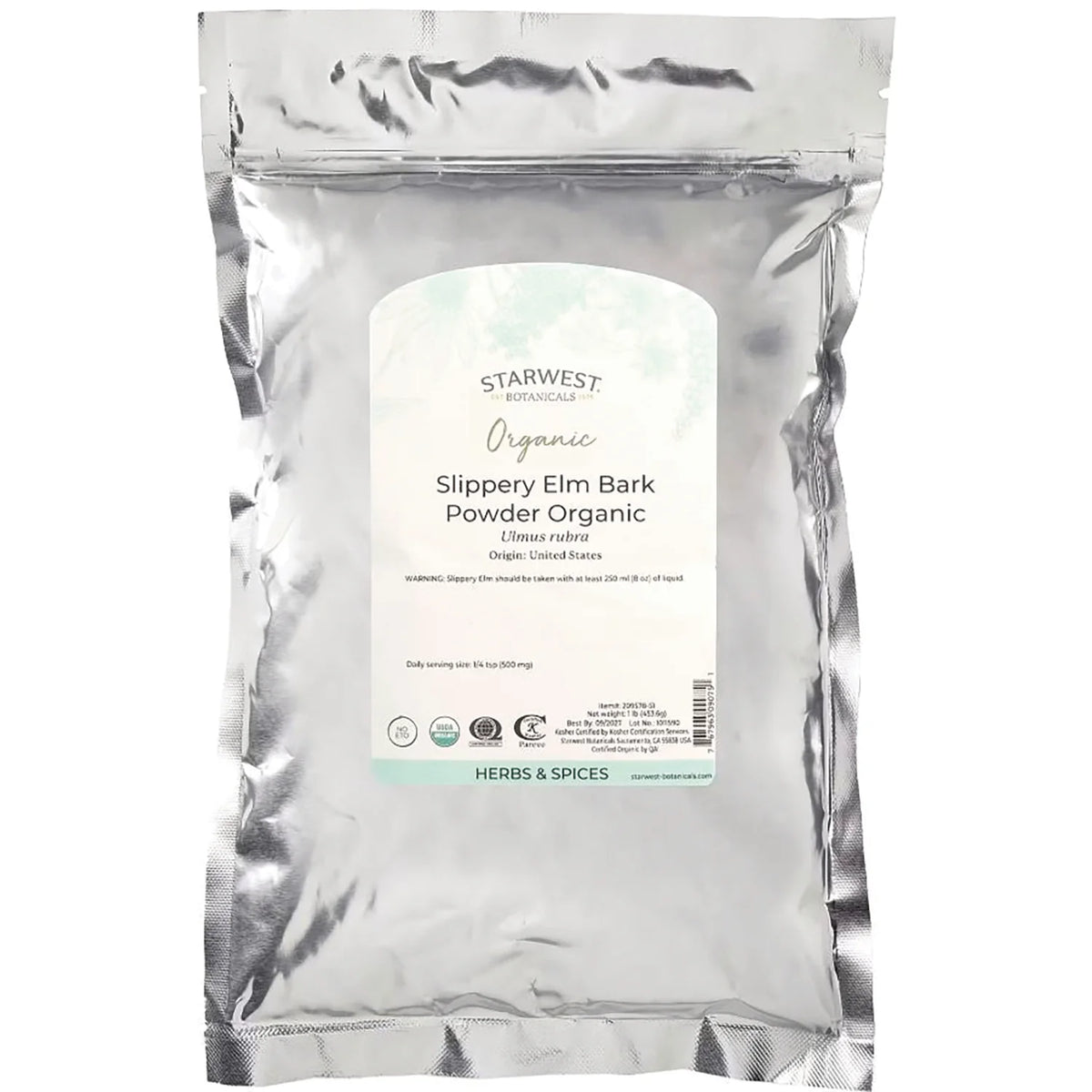 Slippery Elm Bark Powder Organic