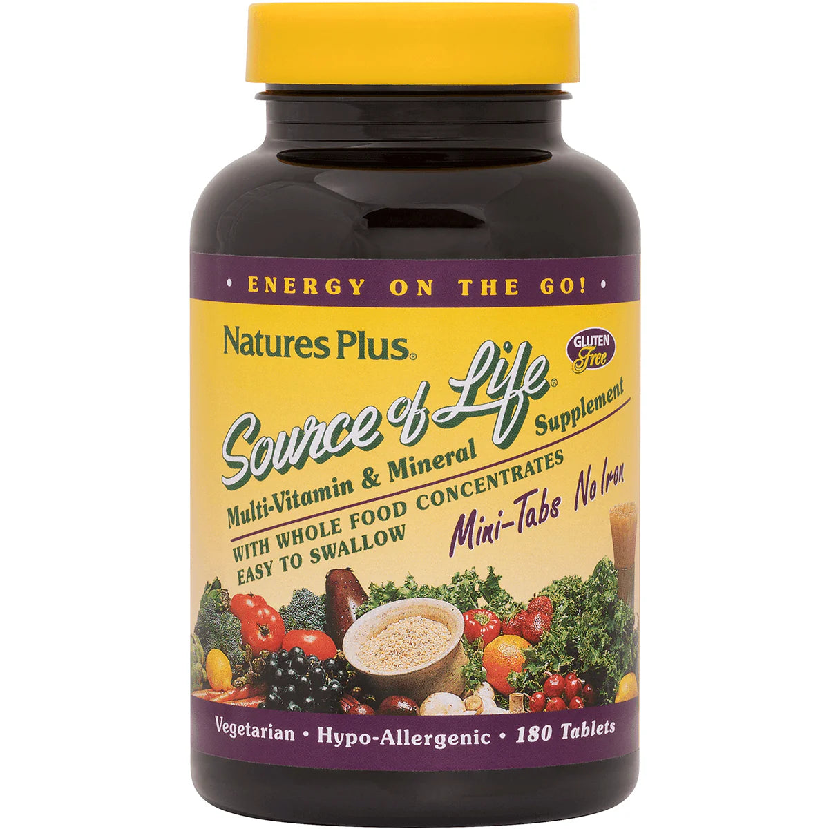 Source of Life Multi-Vitamin & Mineral Mini-Tabs - No Iron