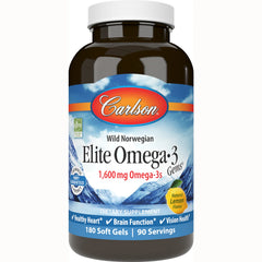 Wild Norwegian Elite Omega-3 Gems - Lemon