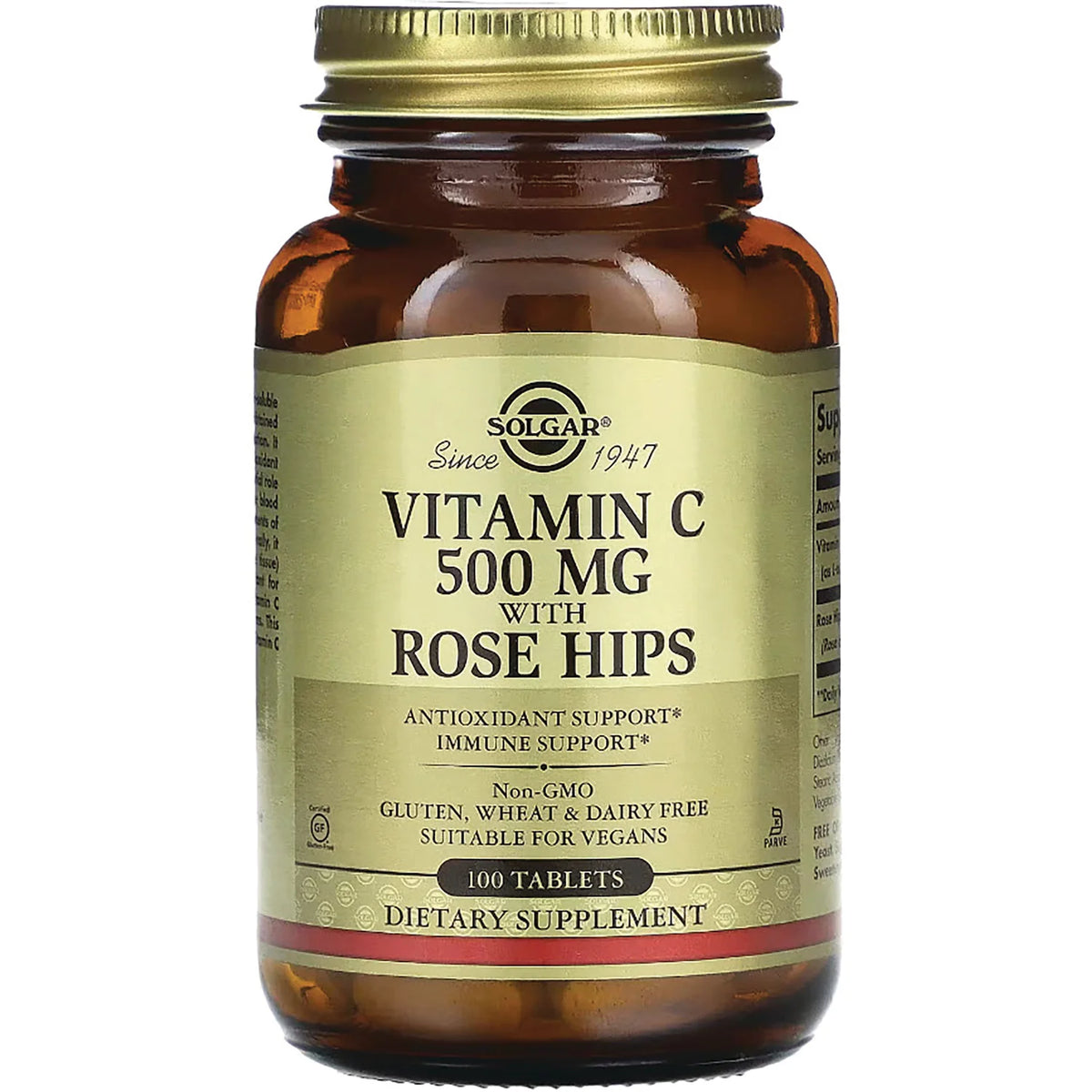Vitamin C 500 mg with Rose Hips