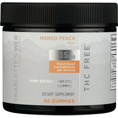 Hemp Extract-Infused Gummies - Mango Peach