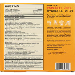 Pain Relieving Hydrogel Patch - Large