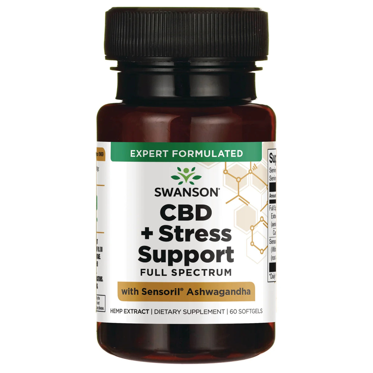 CBD + Stress Support Full Spectrum with Sensoril Ashwagandha