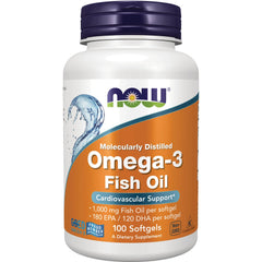 Molecularly Distilled Omega-3 Fish Oil