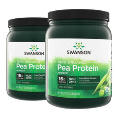 100% Organic Pea Protein Powder - Non-GMO Unflavored