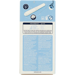 Organic Cotton Tampons with Applicator - Super