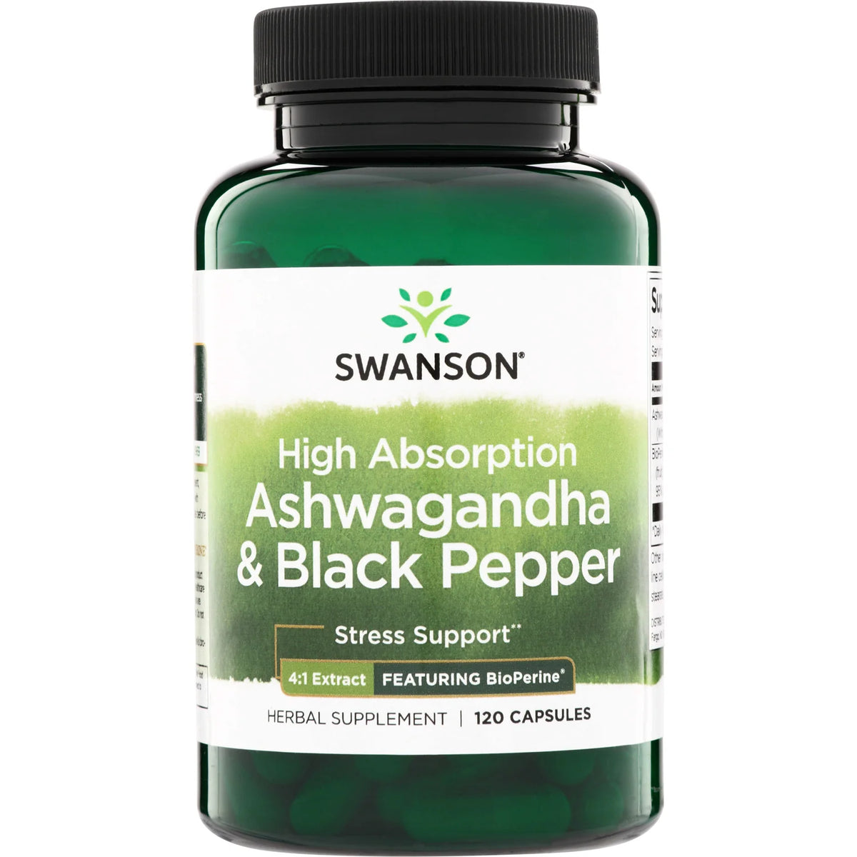 High Absorption Ashwagandha & Black Pepper - Featuring BioPerine