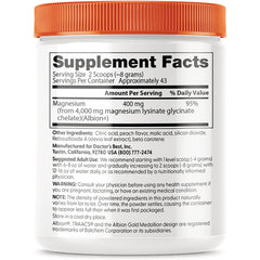 High Absorption Magnesium Powder Lysinate Glycinate- Sweet Peach