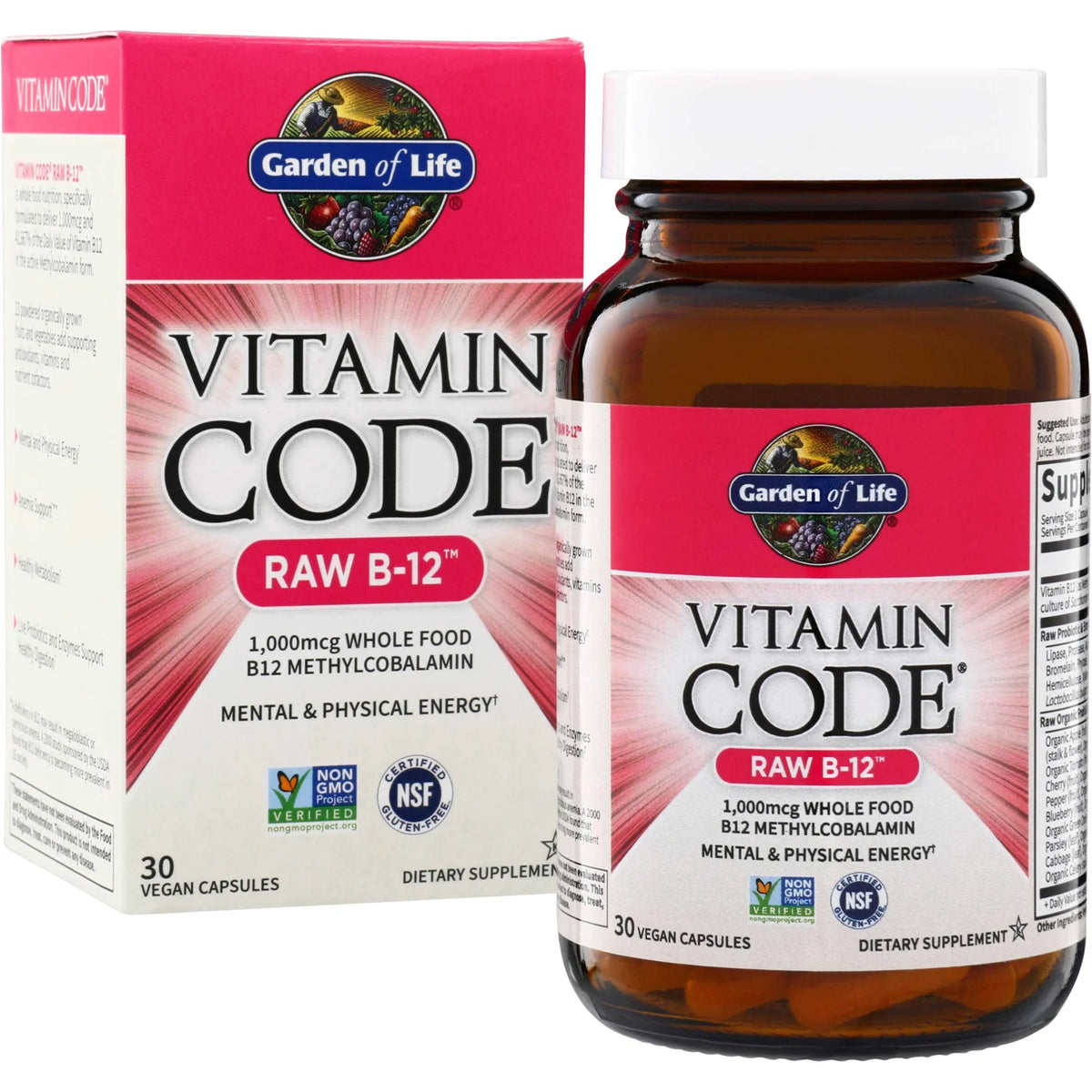 Vitamin Code Raw B-12
