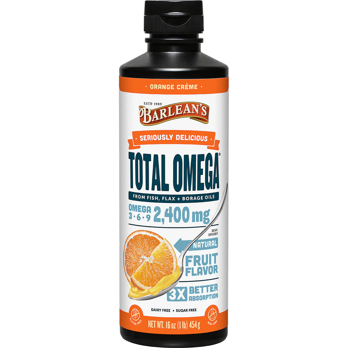 Seriously Delicious Total Omega - Orange Creme
