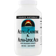 Acetyl L-Carnitine & Alpha Lipoic Acid