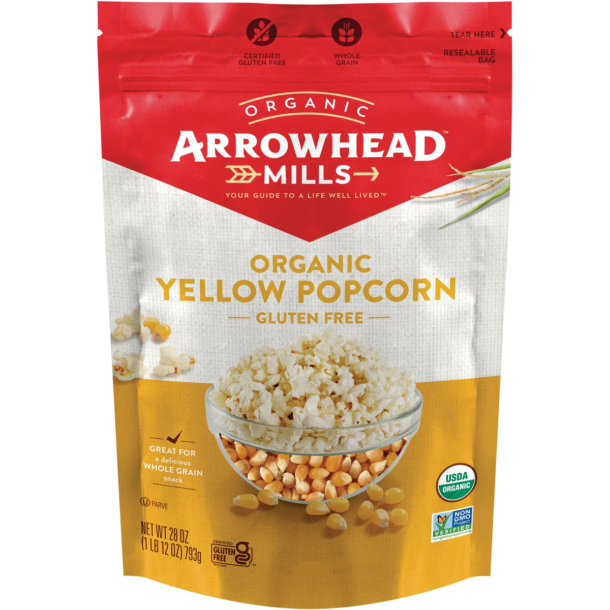 Organic Yellow Popcorn
