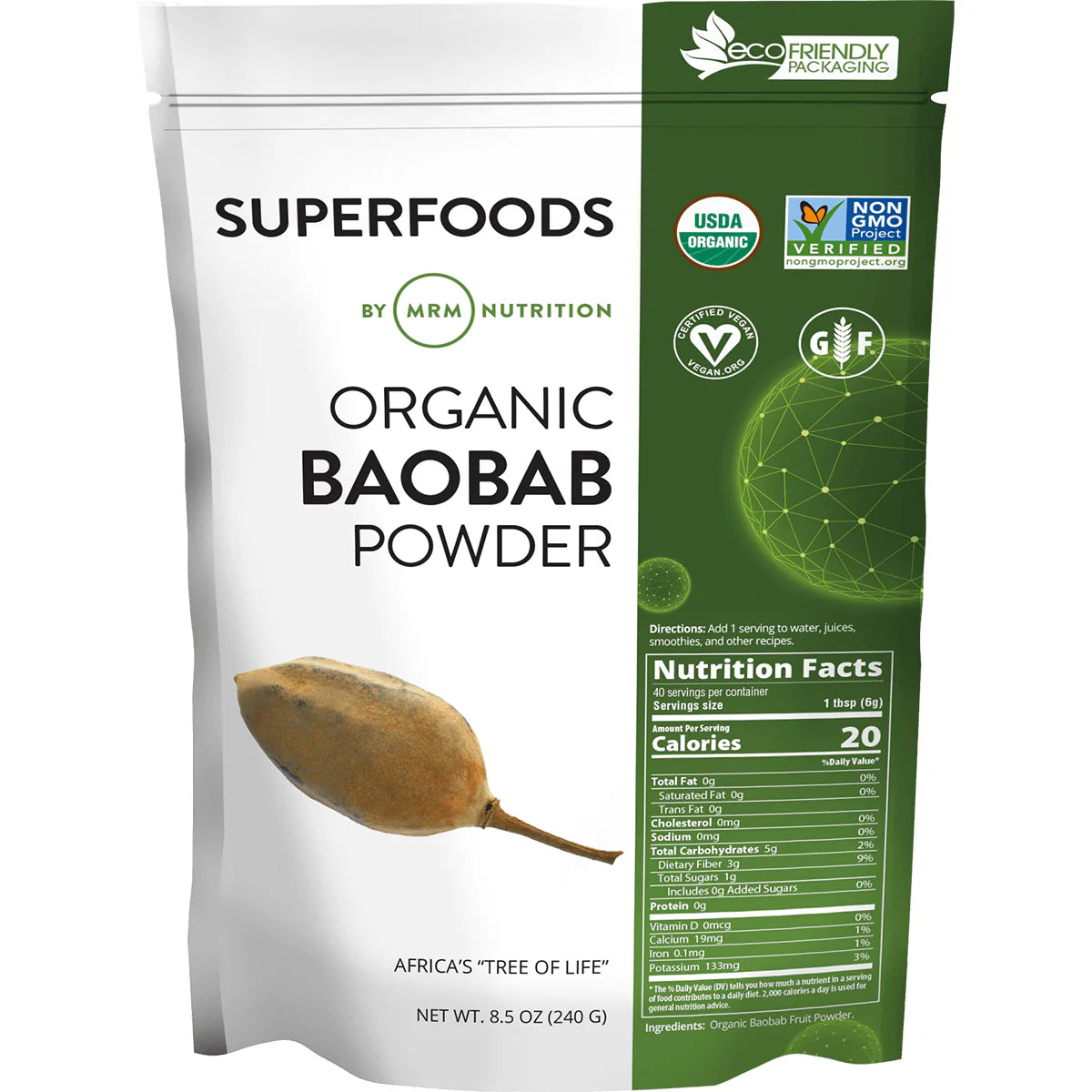 Organic Baobab Powder