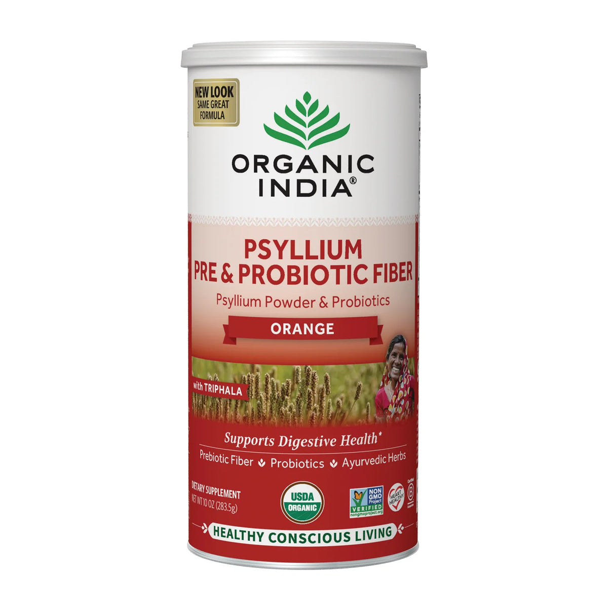 Psyllium Pre & Probiotic Fiber - Orange