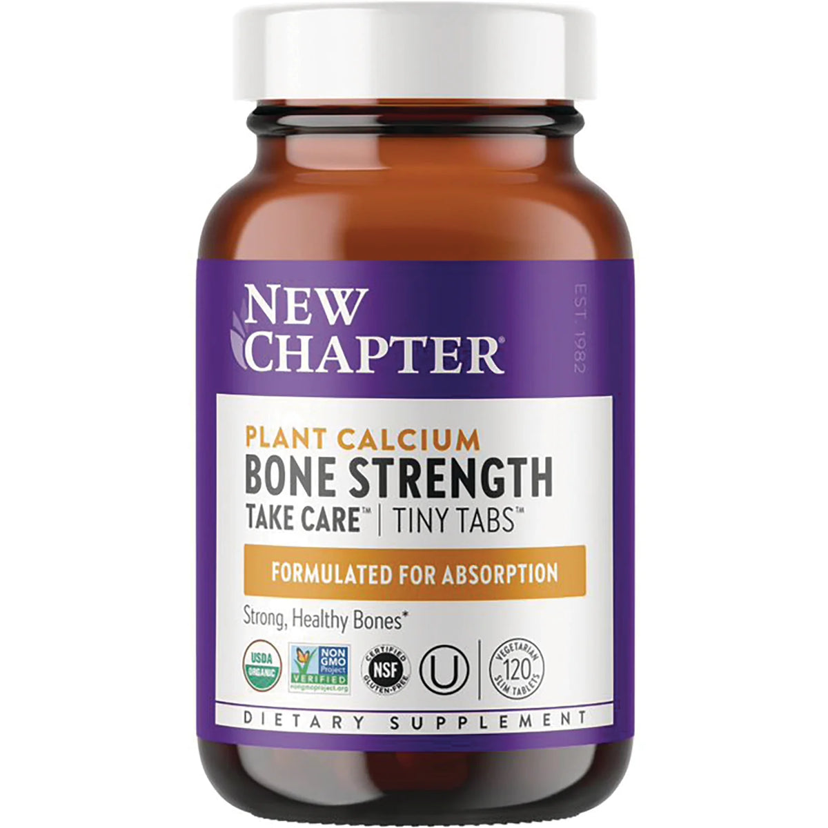Plant Calcium Bone Strength Take Care - Tiny Tabs