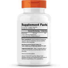 High Absorption Magnesium Lysinate Glycinate 100%Chelated