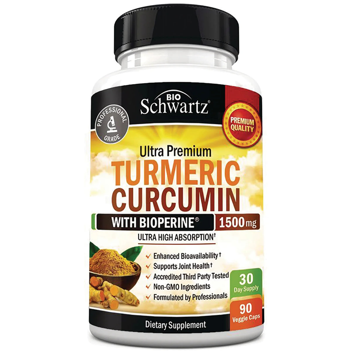 Ultra Premium Turmeric Curcumin with Bioperine