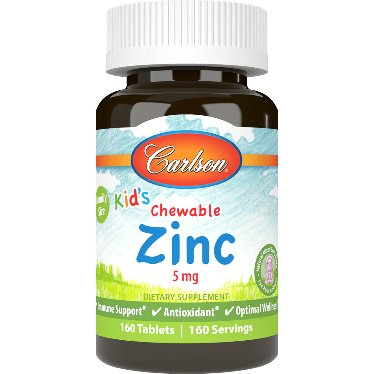 Kid's Chewable Zinc - Mixed Berry