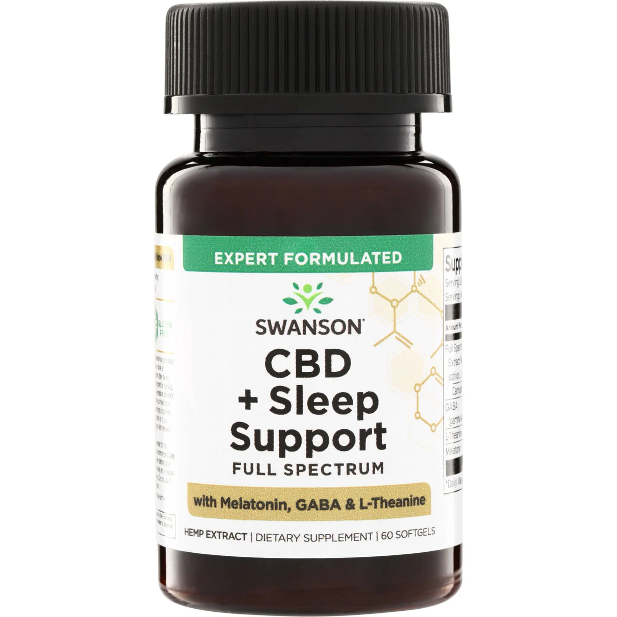 CBD + Sleep Support Full Spectrum w/ Melatonin, GABA & L-Theanine
