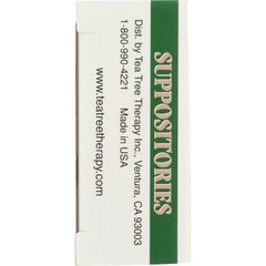 Vaginal Suppositories with Tea Tree Oil